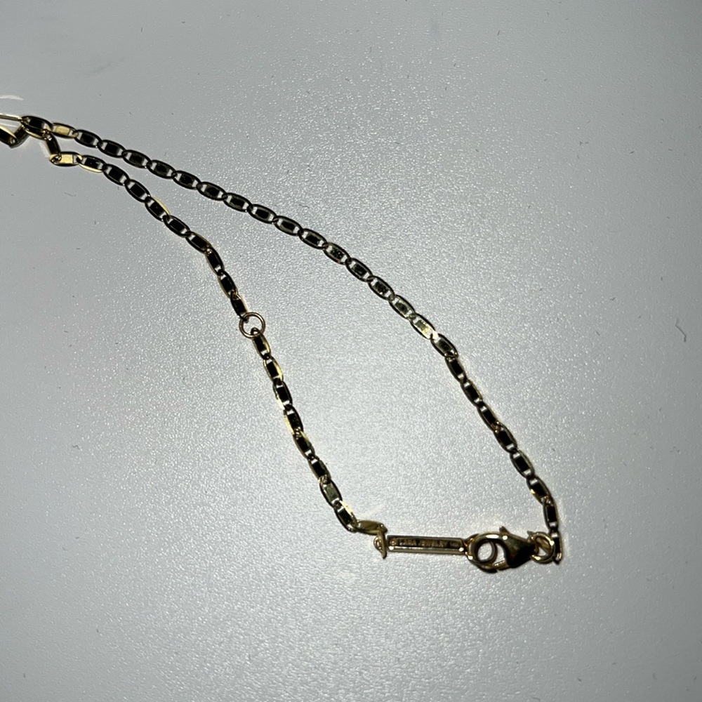 💎NWT LANA MALIBU INITIAL NECKLACE “M” 14 K GOLD & DIAMOND - Picture 16 of 17
